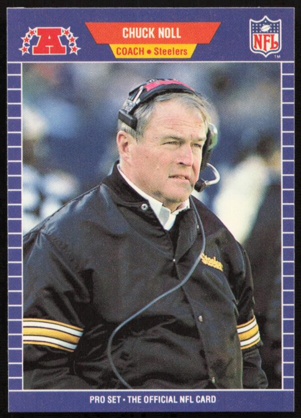 1989 Pro Set Chuck Noll #355 (Front)