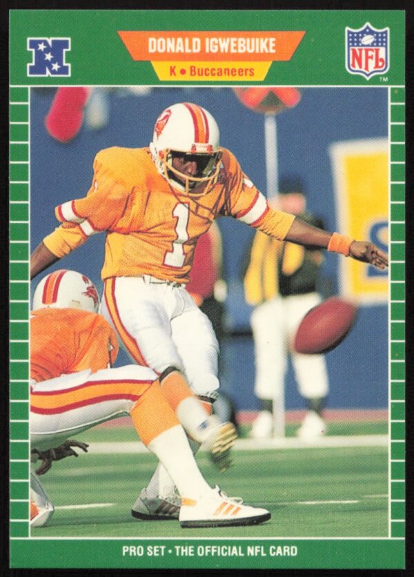 1989 Pro Set Donald Igwebuike #414 (Front)