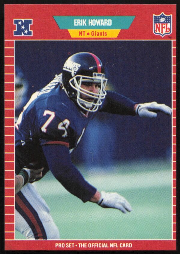 1989 Pro Set Erik Howard #284 (Front)