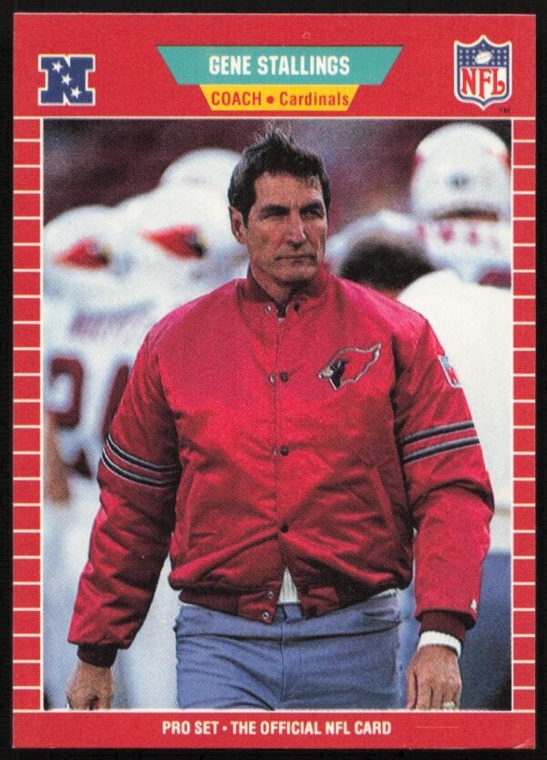 1989 Pro Set Gene Stallings #341 (Front)