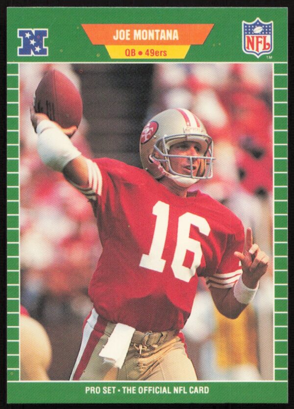 1989 Pro Set Joe Montana #381 (Front)