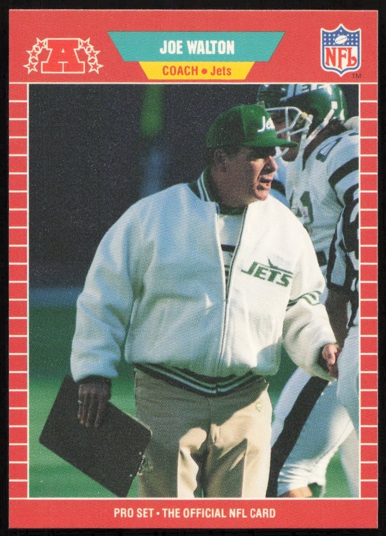 1989 Pro Set Joe Walton #311 (Front)