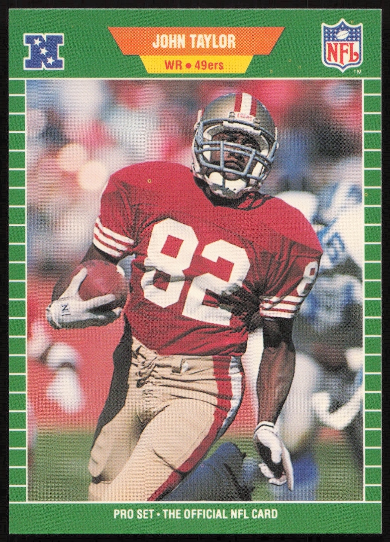 1989 Pro Set John Taylor #384 (Front)