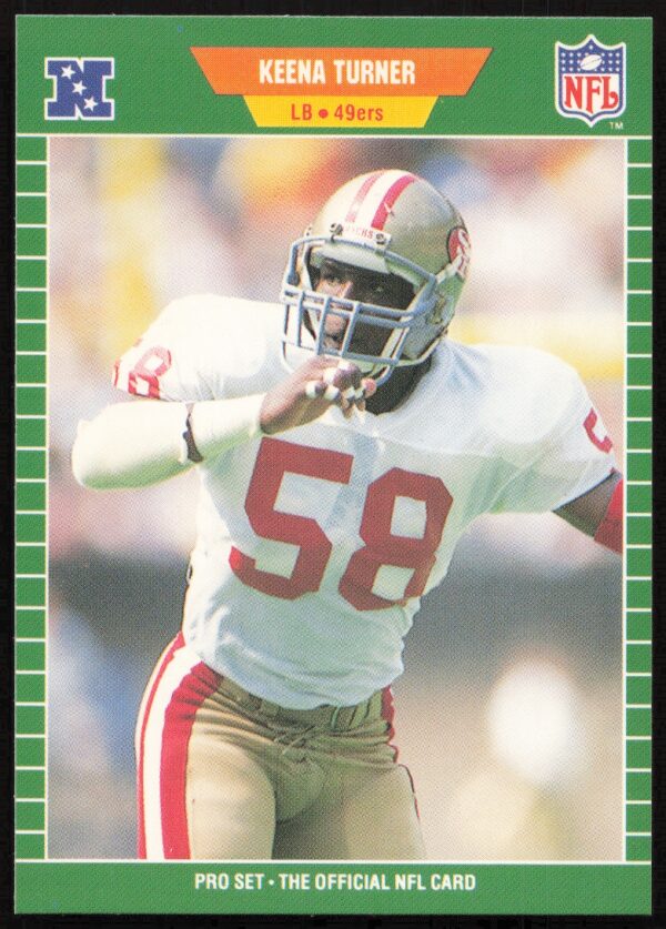 1989 Pro Set Keena Turner #385 (Front)