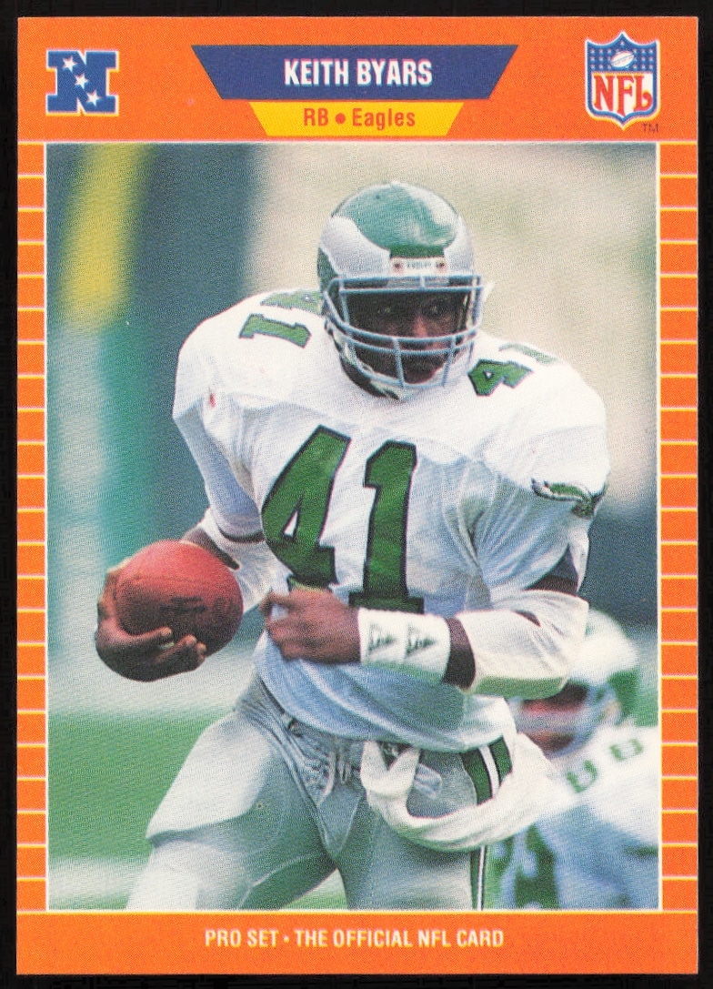 1989 Pro Set Keith Byars #313 (Front)