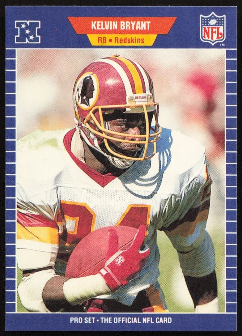 1989 Pro Set Kelvin Bryant #423 (Front)