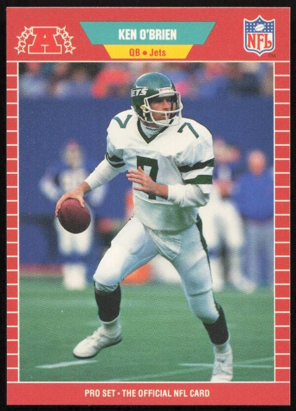 1989 Pro Set Ken O'Brien #305 (Front)