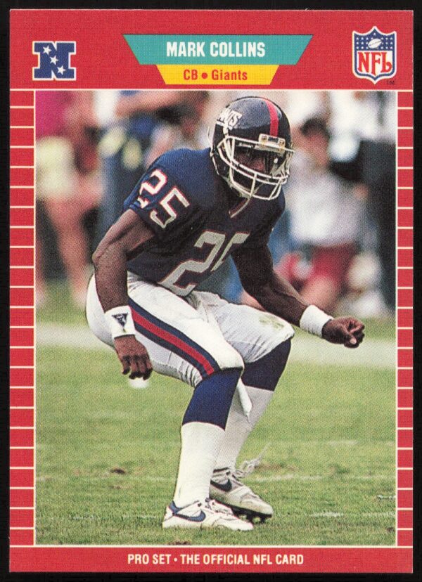 1989 Pro Set Mark Collins #283 (Front)