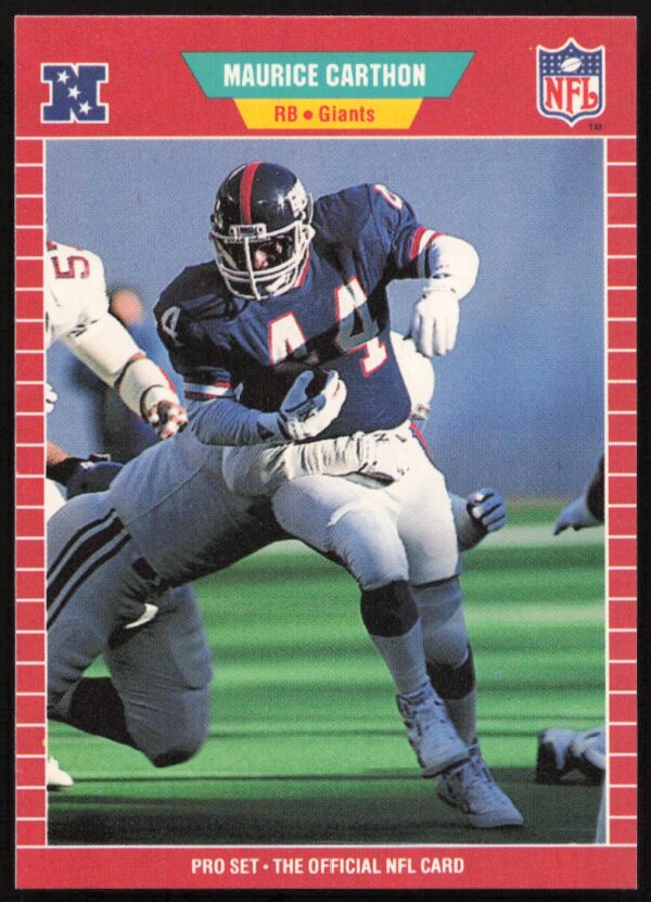 1989 Pro Set Maurice Carthon #282 (Front)