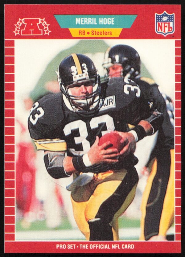 1989 Pro Set Merril Hoge #348 (Front)