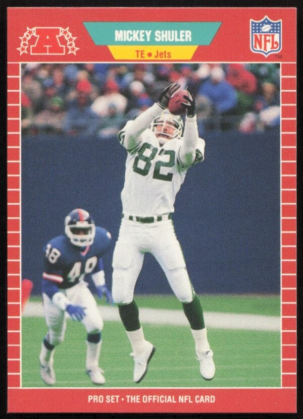 1989 Pro Set Mickey Shuler #307 (Front)