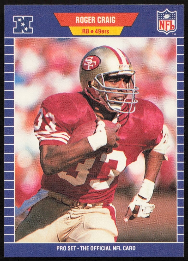 1989 Pro Set Roger Craig #372 (Front)