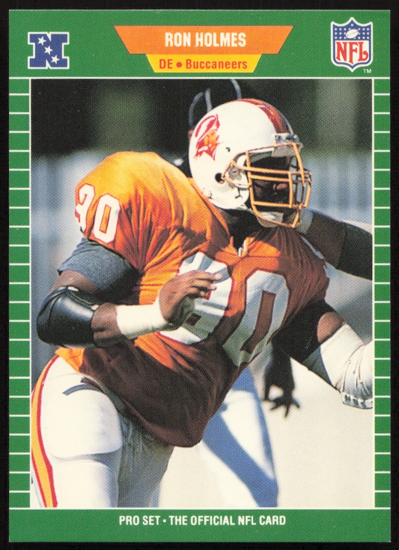 1989 Pro Set Ron Holmes #413 (Front)