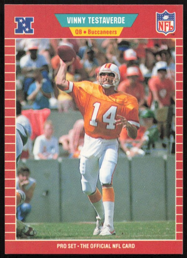 1989 Pro Set Vinny Testaverde #419 (Front)