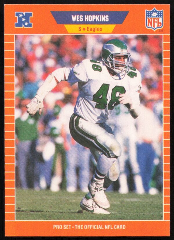 1989 Pro Set Wes Hopkins #317 (Front)