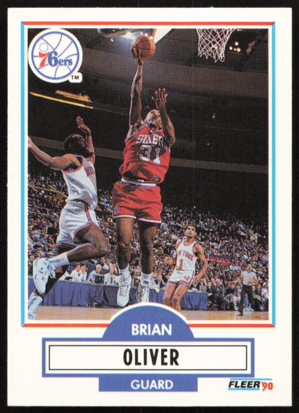 1990-91 Fleer Update Brian Oliver #U-71 (Front)