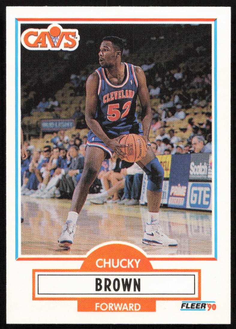 1990-91 Fleer Update Chucky Brown #U-16 (Front)