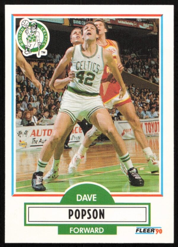 1990-91 Fleer Update Dave Popson #U-7 (Front)