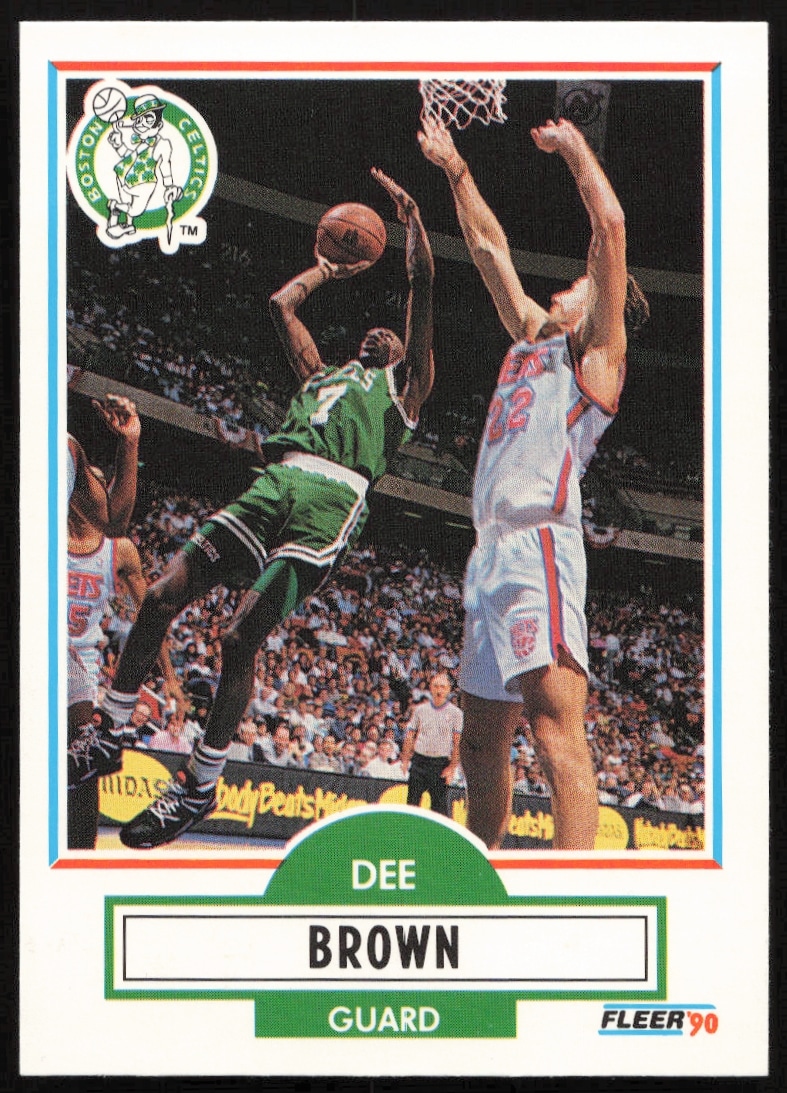 1990-91 Fleer Update Dee Brown #U-6 (Front)