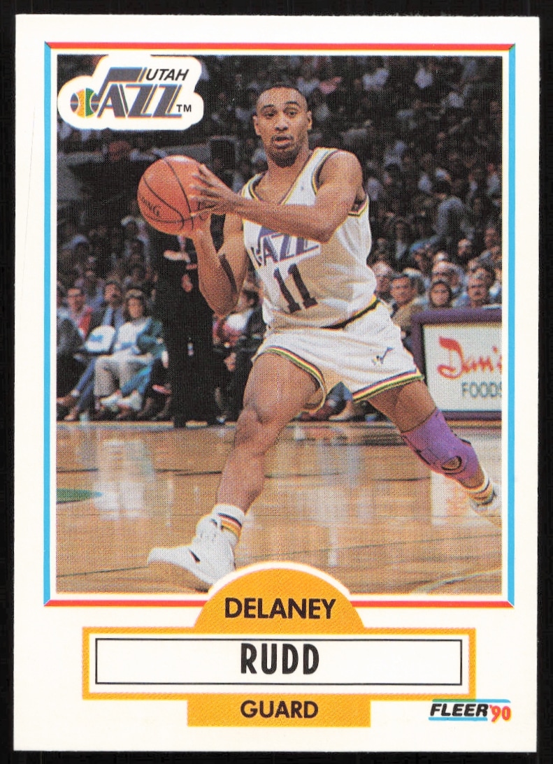 1990-91 Fleer Update Delaney Rudd #U-96 (Front)