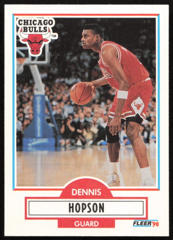 1990-91 Fleer Update Dennis Hopson #U-14 (Front)