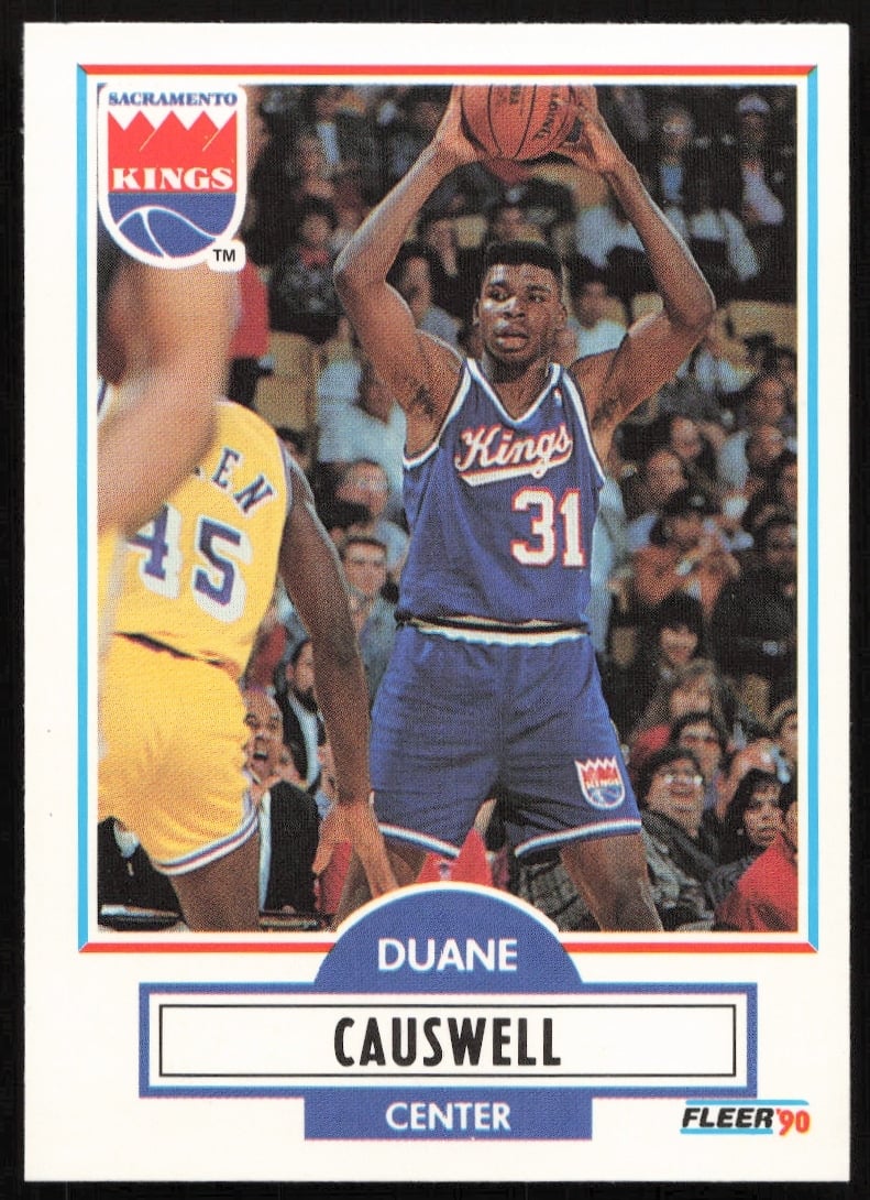 1990-91 Fleer Update Duane Causwell #U-83 (Front)