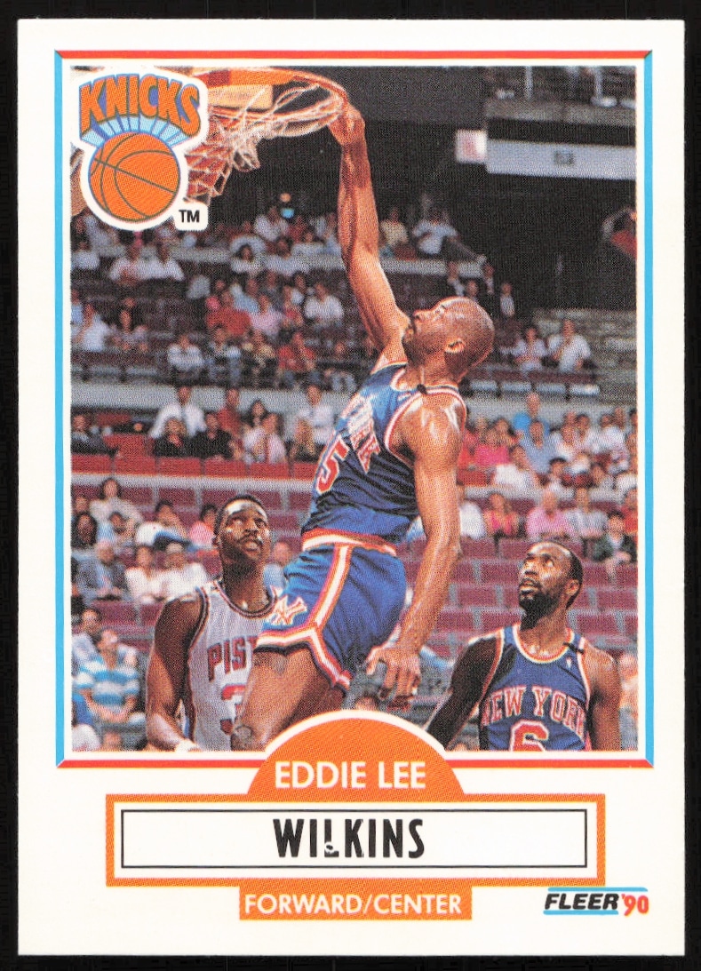 1990-91 Fleer Update Eddie Lee Wilkins #U-65 (Front)