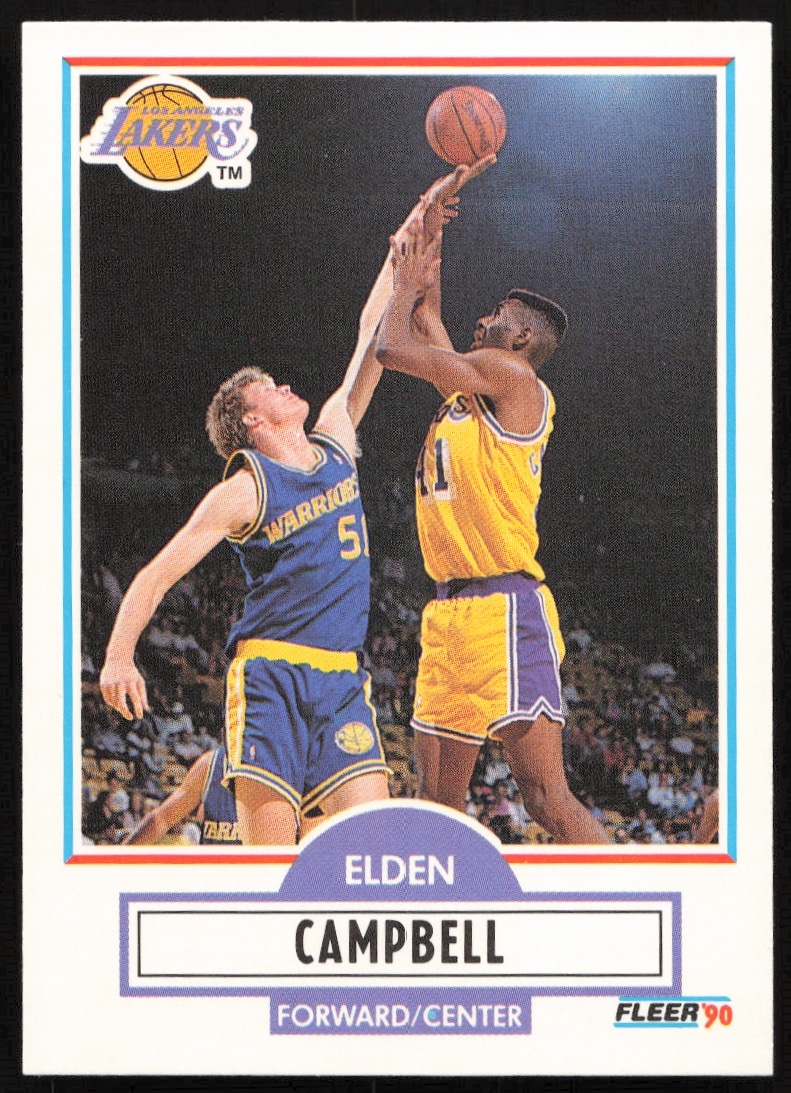 1990-91 Fleer Update Elden Campbell #U-43 (Front)