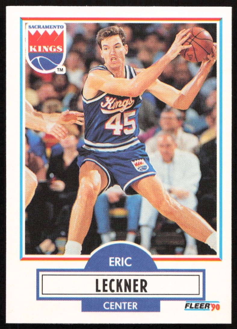 1990-91 Fleer Update Eric Leckner #U-85 (Front)