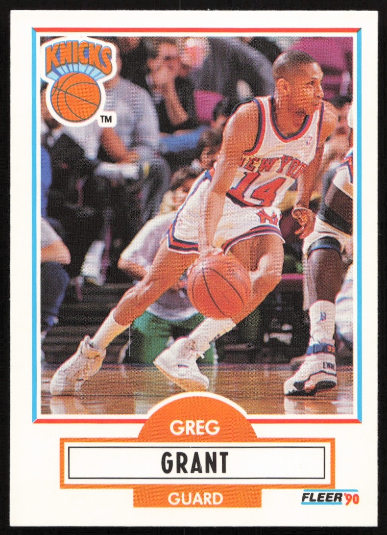 1990-91 Fleer Update Greg Grant #U-63 (Front)