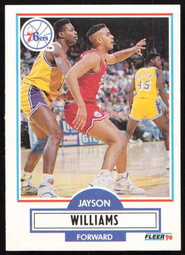 1990-91 Fleer Update Jayson Williams #U-73 (Front)