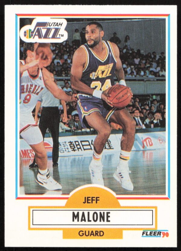 1990-91 Fleer Update Jeff Malone #U-94 (Front)