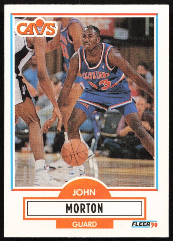 1990-91 Fleer Update John Morton #U-17 (Front)