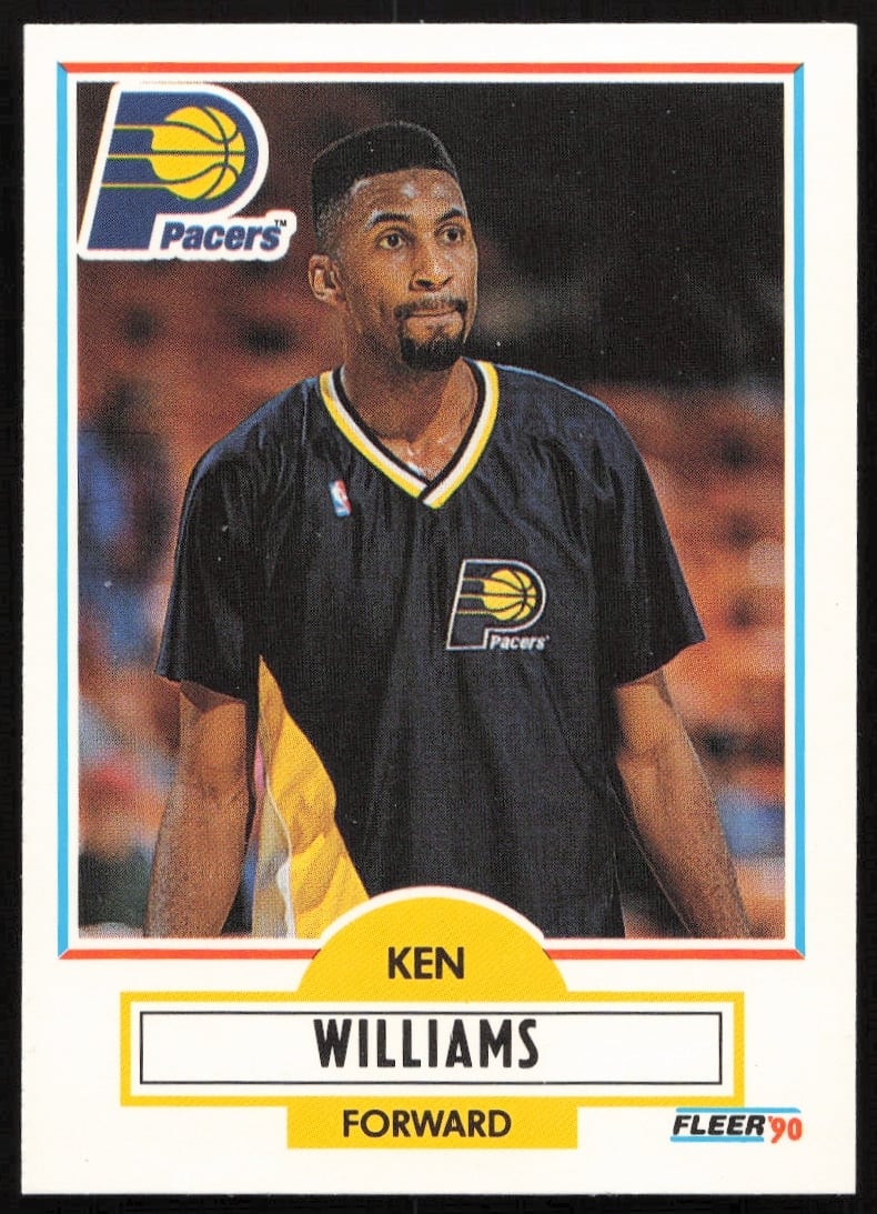 1990-91 Fleer Update Kenny Williams #U-38 (Front)