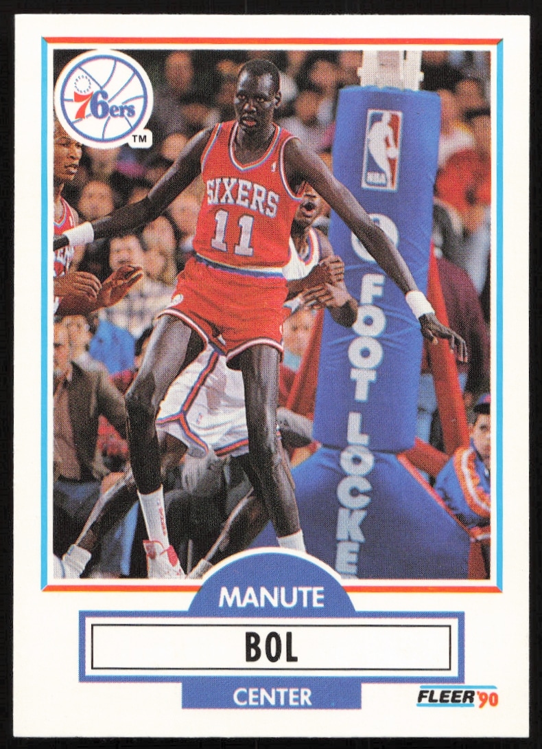 1990-91 Fleer Update Manute Bol #U-69 (Front)