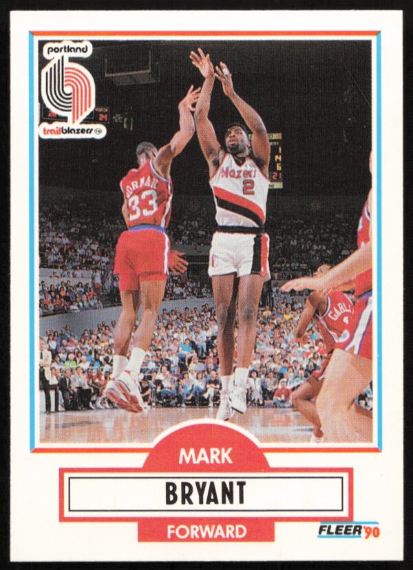 1990-91 Fleer Update Mark Bryant #U-80 (Front)