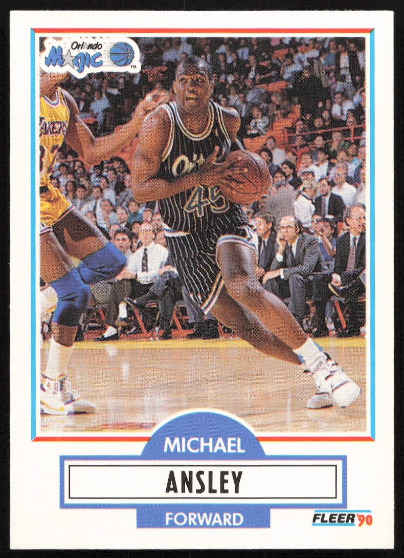 1990-91 Fleer Update Michael Ansley #U-66 (Front)