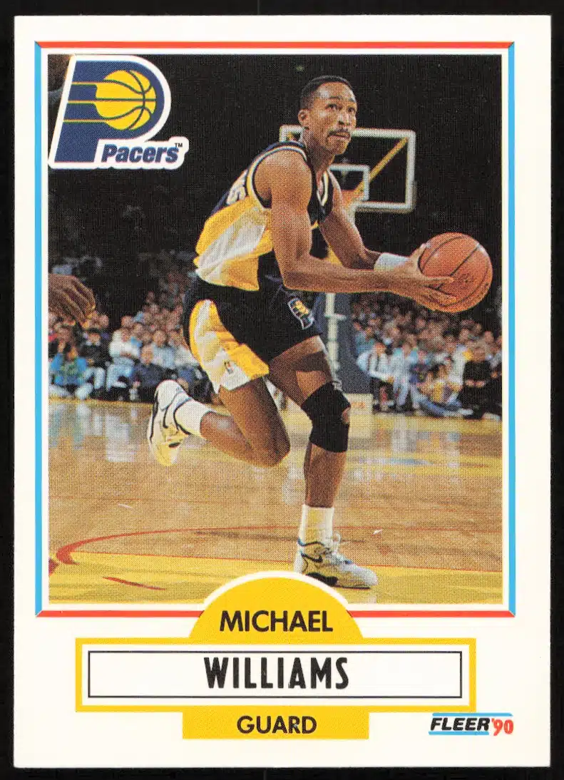 1990-91 Fleer Update Micheal Williams #U-39 (Front)