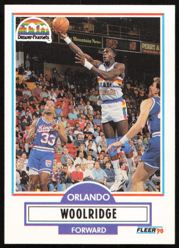 1990-91 Fleer Update Orlando Woolridge #U-27 (Front)