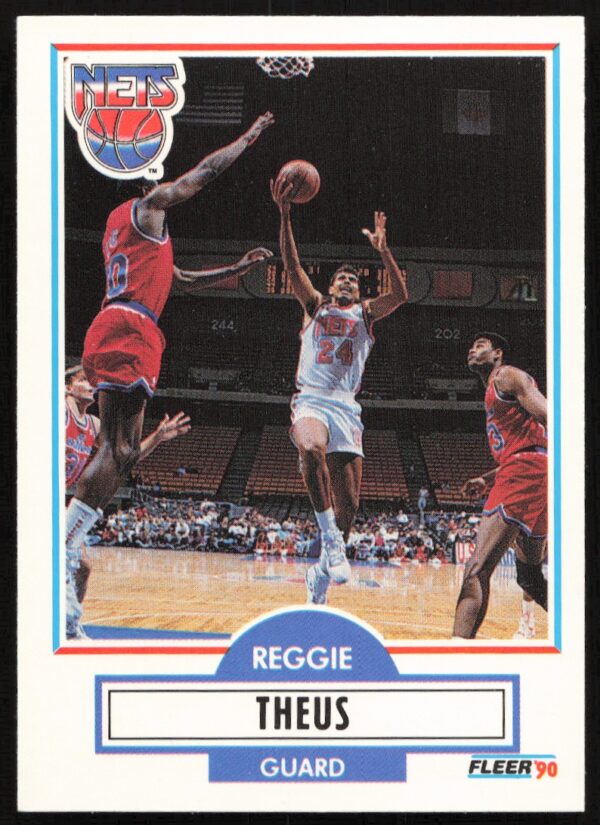 1990-91 Fleer Update Reggie Theus #U-62 (Front)