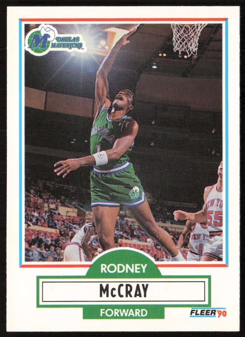 1990-91 Fleer Update Rodney McCray #U-21 (Front)