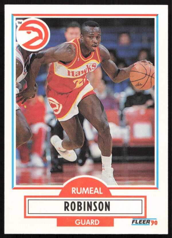 1990-91 Fleer Update Rumeal Robinson #U-4 (Front)