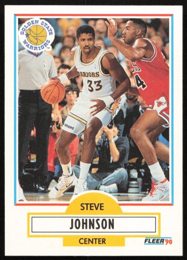 1990-91 Fleer Update Steve Johnson #U-33 (Front)