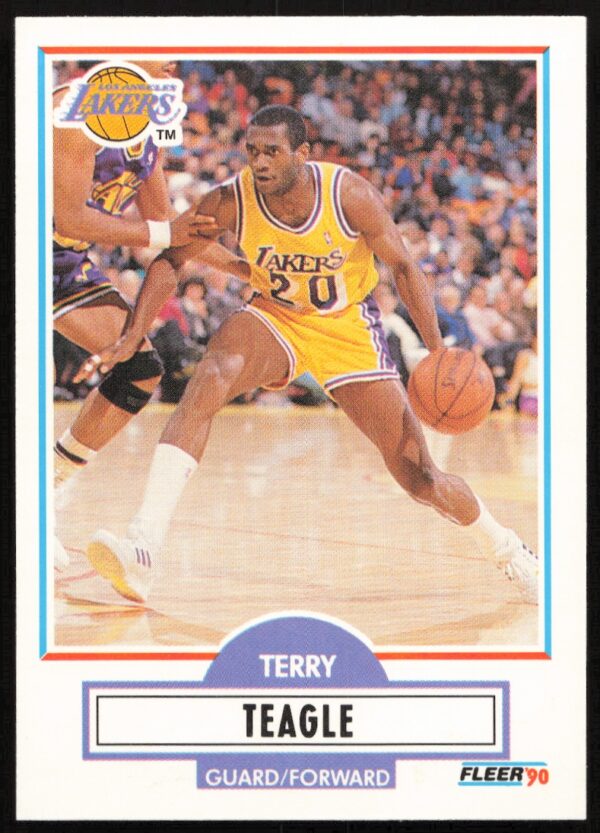 1990-91 Fleer Update Terry Teagle #U-46 (Front)