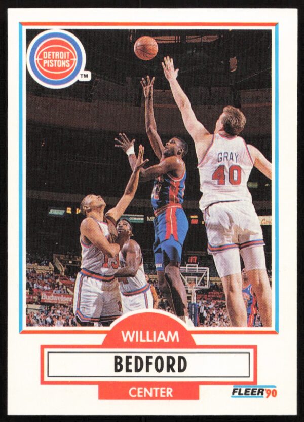 1990-91 Fleer Update William Bedford #U-28 (Front)