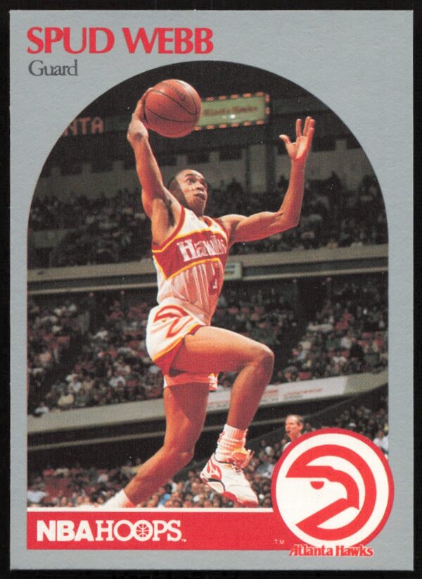 1990-91 Hoops Spud Webb #35 (Front)