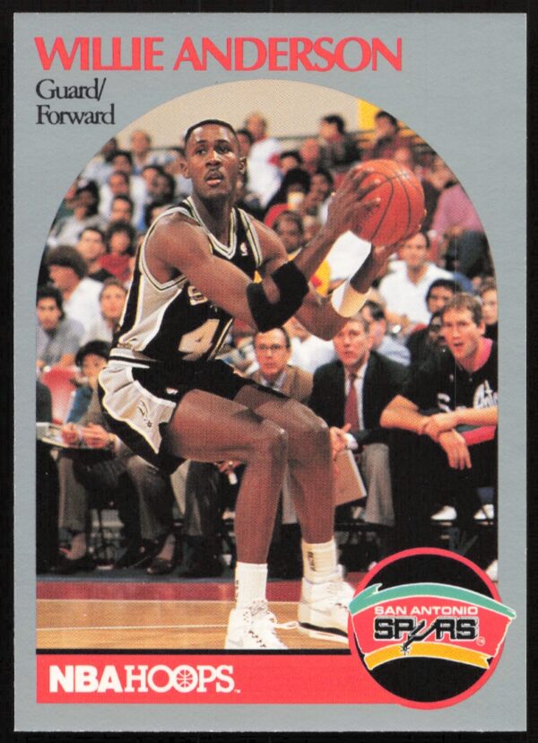 1990-91 Hoops Willie Anderson #86 (Front)