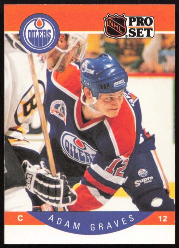 1990-91 Pro Set Adam Graves #84 (Front)