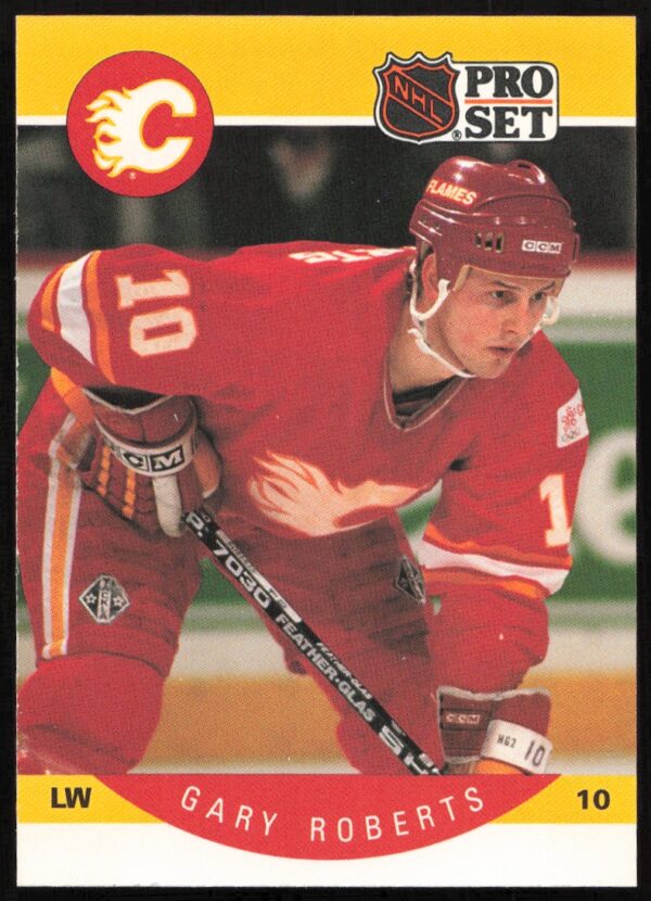 1990-91 Pro Set Gary Roberts #45 (Front)