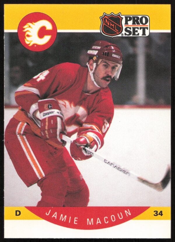 1990-91 Pro Set Jamie Macoun #37 (Front)